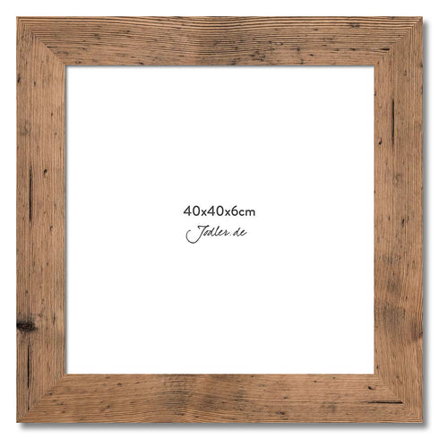 Altholzbilderrahmen 40x40|6cm